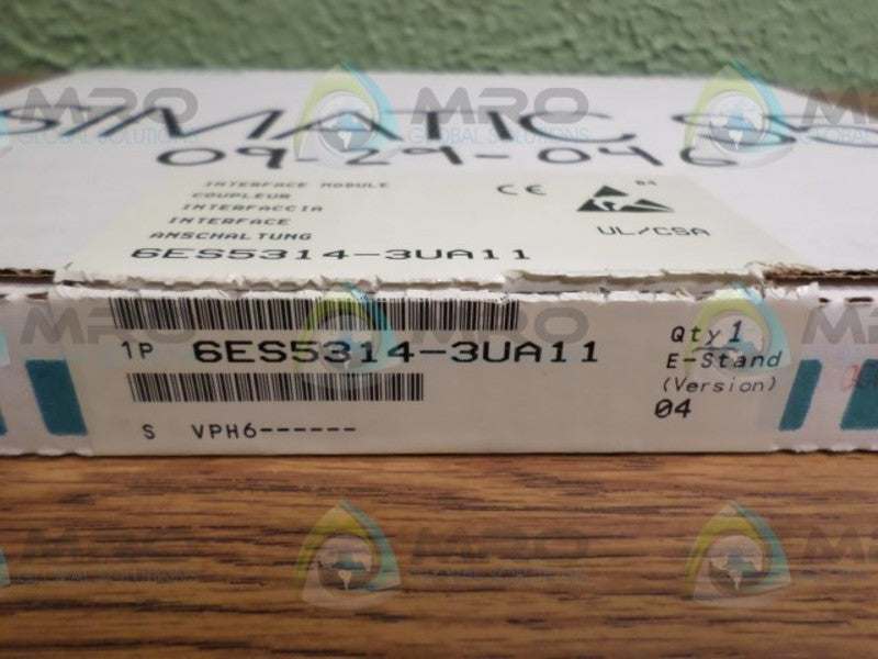 SIEMENS SIMATIC 6ES5314-3UA11 INTERFACE MODULE   NSMP