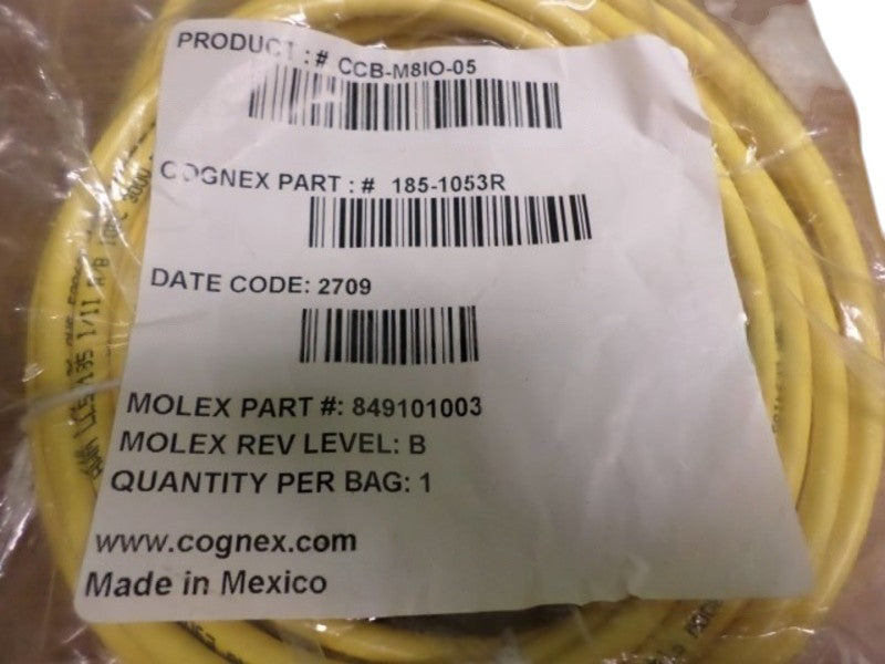 COGNEX 185-1053R ETHERNET CABLE  NSMP