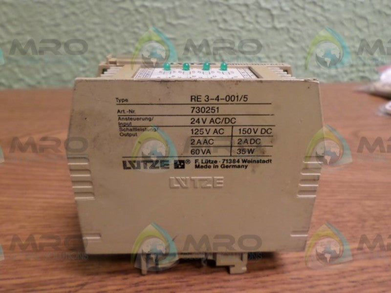 LUTZE RE 3-4-001/5  UNMP