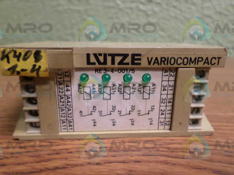 LUTZE RE 3-4-001/5  UNMP