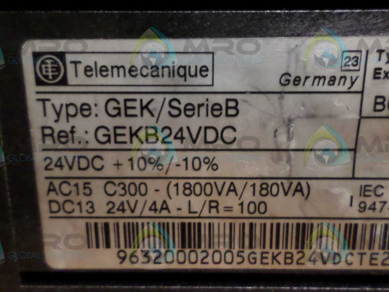 TELEMECHANIQUE GEKB24VDC  UNMP