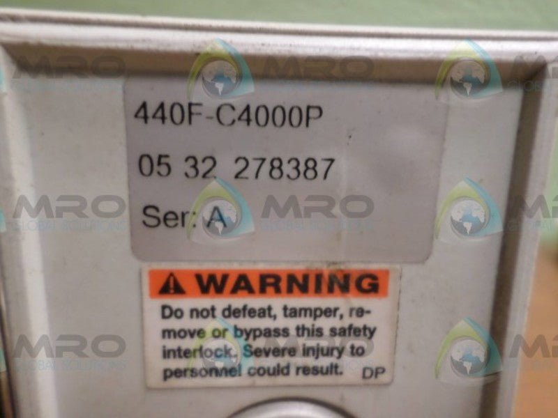 INDUSTRIAL SPARE PART 440F-C4000P MAT GUARD  UNMP