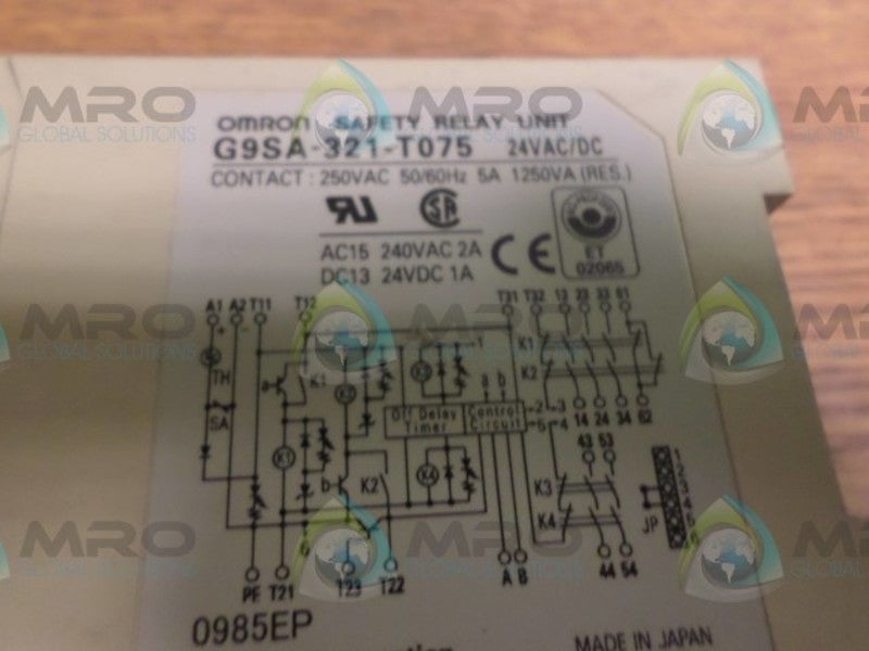 OMRON G9SA-321-T075  UNMP