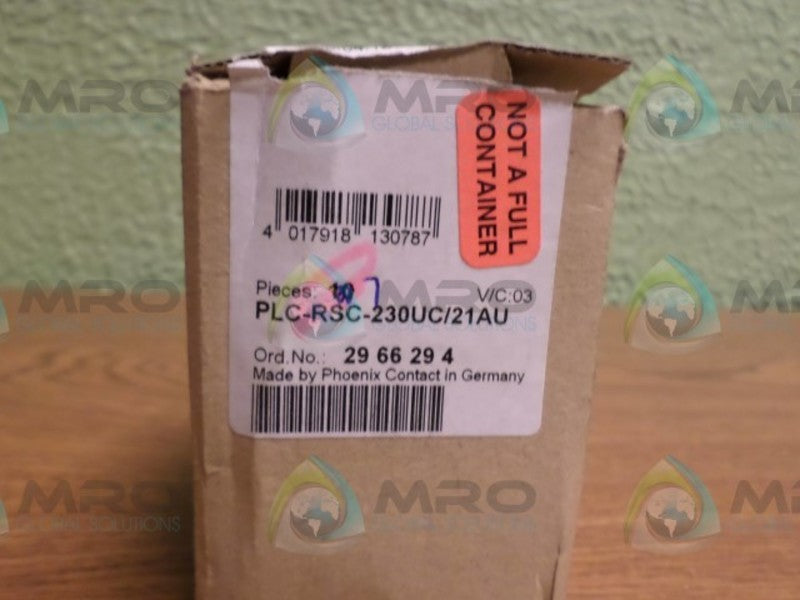 LOT OF 7 PHOENIX CONTACT PLC-RSC-230UC/21AU  NSMP