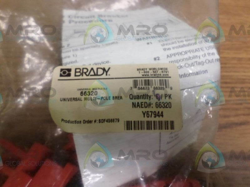 LOT OF 3 BRADY 66320  NSMP
