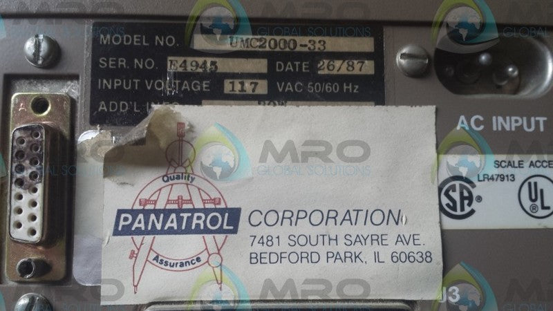 PANATROL UMC2000-33  UNMP