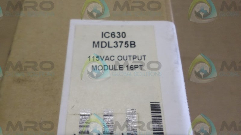 GENERAL ELECTRIC IC630MDL375B  NSFS