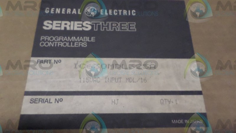 GENERAL ELECTRIC IC630MDL325A 115VAC NSMP