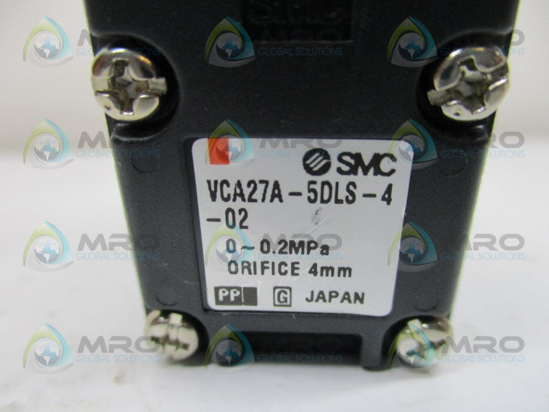 SMC VCA27A-5DLS-4 PNEUMATIC COMPACT AIR VALVE  UNMP