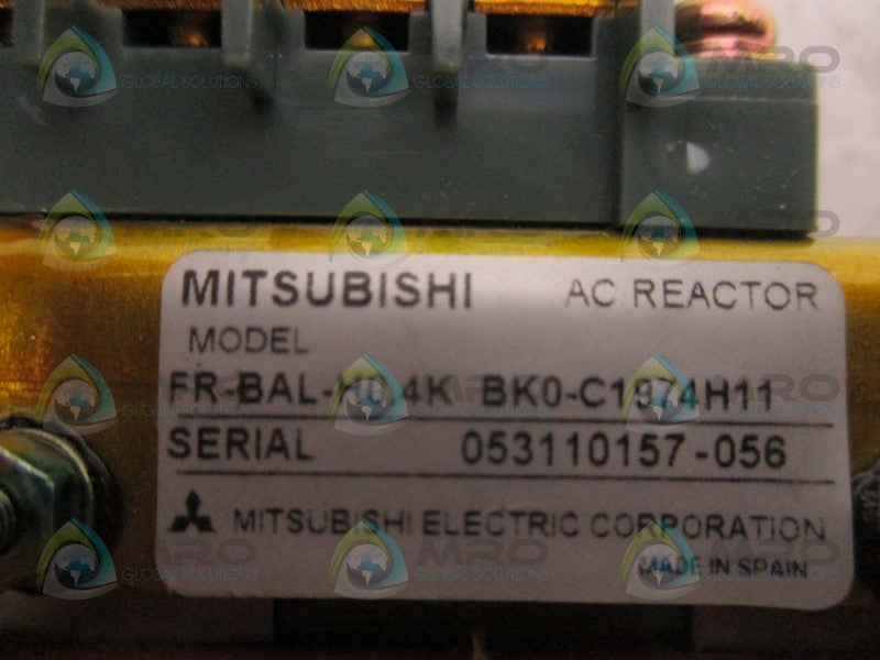 MITSUBISHI FR-BAL-H0.4K LINE REACTOR TRANSFORMER  NSMP