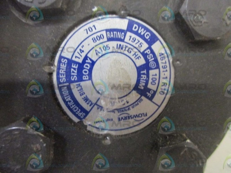 FLOWSERVE 46791-1 R10 1/4" NSNP