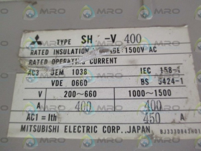 MITSUBISHI SH-V400 UNMP