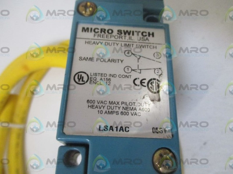 MICROSWITCH LSA1AC NSNP