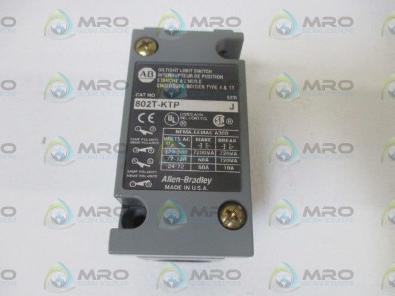 INDUSTRIAL SPARE PART 802T-KTP SER. J (AS PICTURED)  NSNP