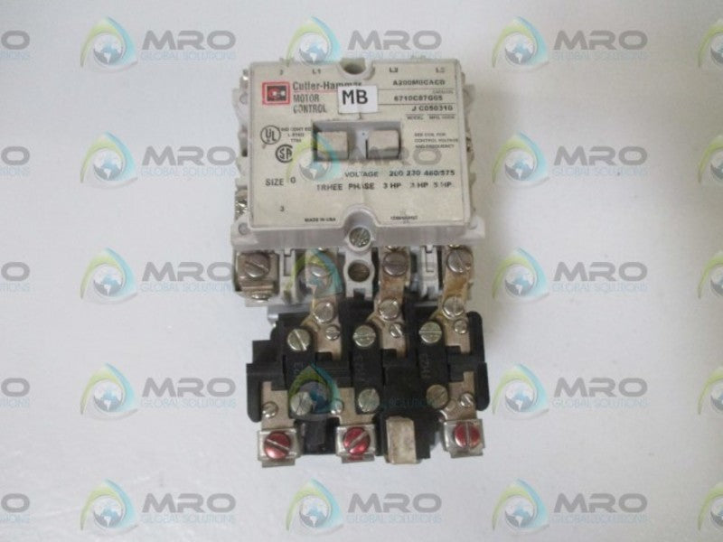 CUTLER HAMMER A200M0CACD UNMP