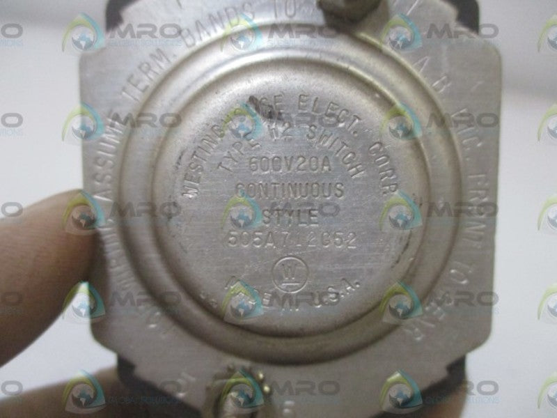 WESTINGHOUSE 505A712G52 UNMP