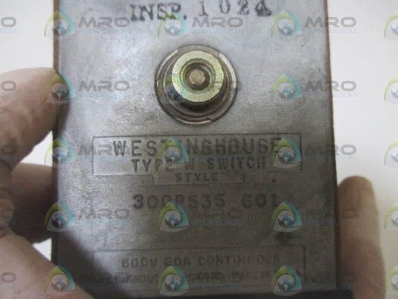 WESTINGHOUSE  300P535-G01 UNMP