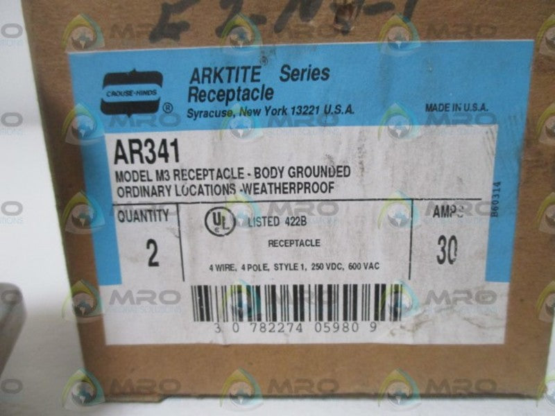 CROUSE-HINDS AR341 (PKG OF 2) NSMP