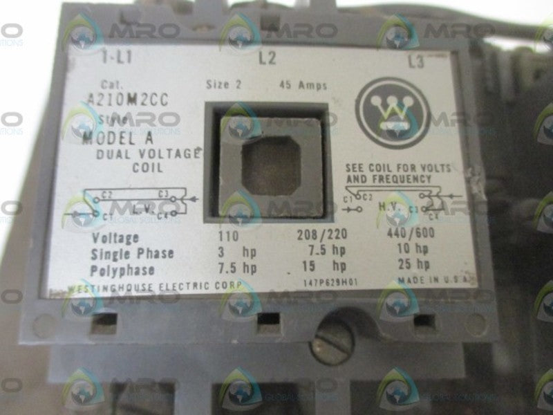 WESTINGHOUSE A210M3CC 45A UNMP