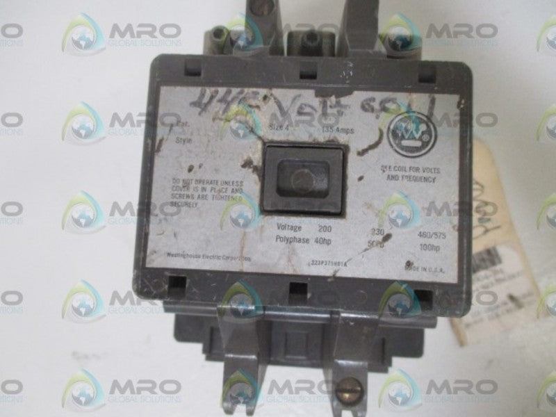 WESTINGHOUSE 601544-4 135A UNMP