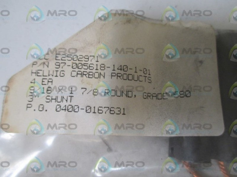 LOT OF 4 JOS.T.FEWKES & CO. 97-005618-140-1-01 3" SHUNT NSNP IN A FACTORY BAG