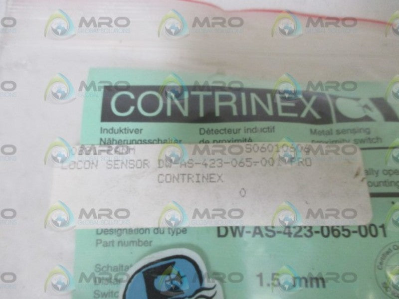 CONTRINEX DW-AS-423-065-001 PROXIMITY SENSOR  NSMP