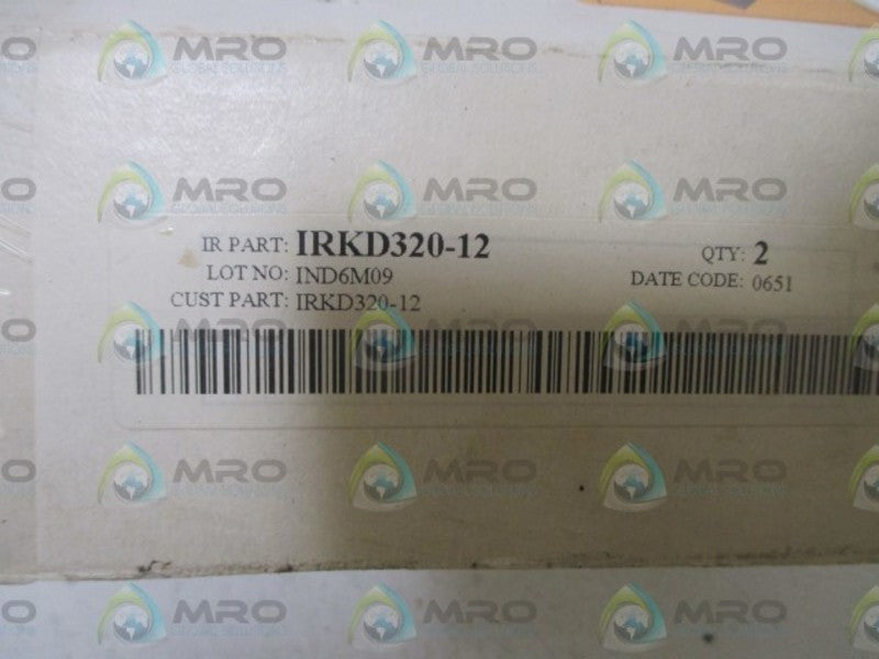 LOT OF 2 IOR IRKD320-12 RECOVERY DIODE MODULE NSMP