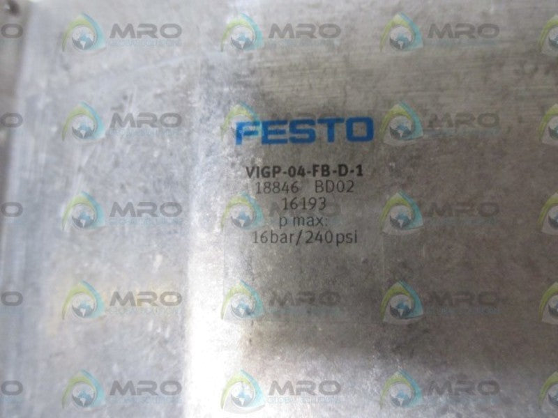 FESTO VIGP-04-FB-D-1 POWER BLOCK NSNP