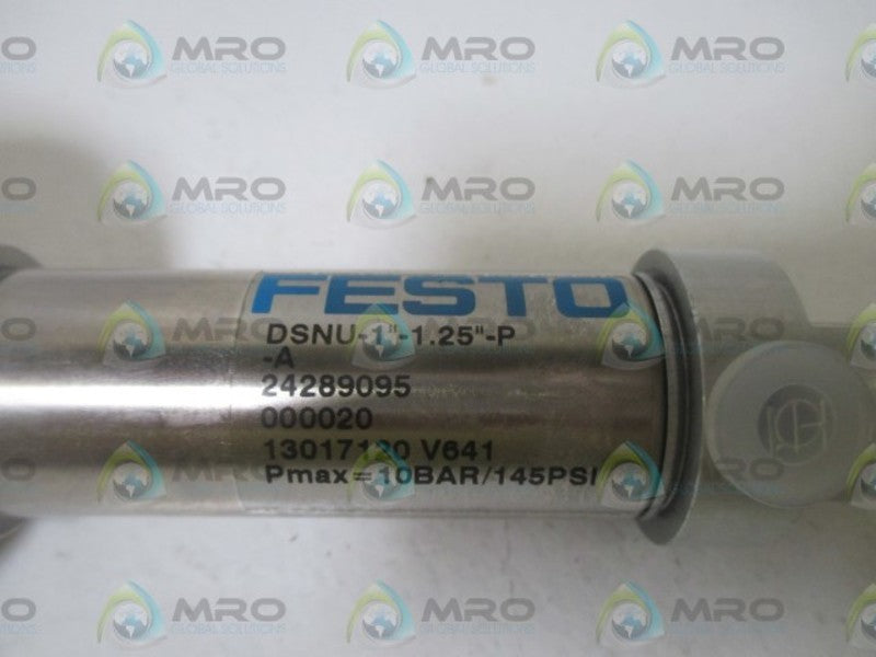 FESTO DSNU-1"-1.25"-P-A PNEUMATIC CYLINDER  NSNP