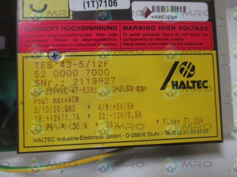 HALTEC TED43-5/12F  UNMP