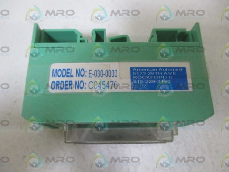 LOT OF 2 AUTOGARD E-030-0000 SURGE SUPPRESSOR NSNP