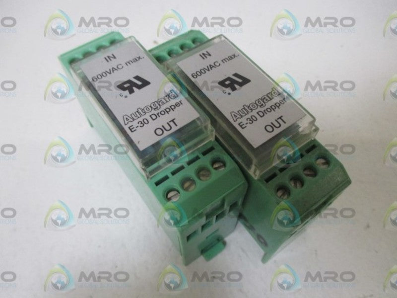 LOT OF 2 AUTOGARD E-030-0000 SURGE SUPPRESSOR NSNP