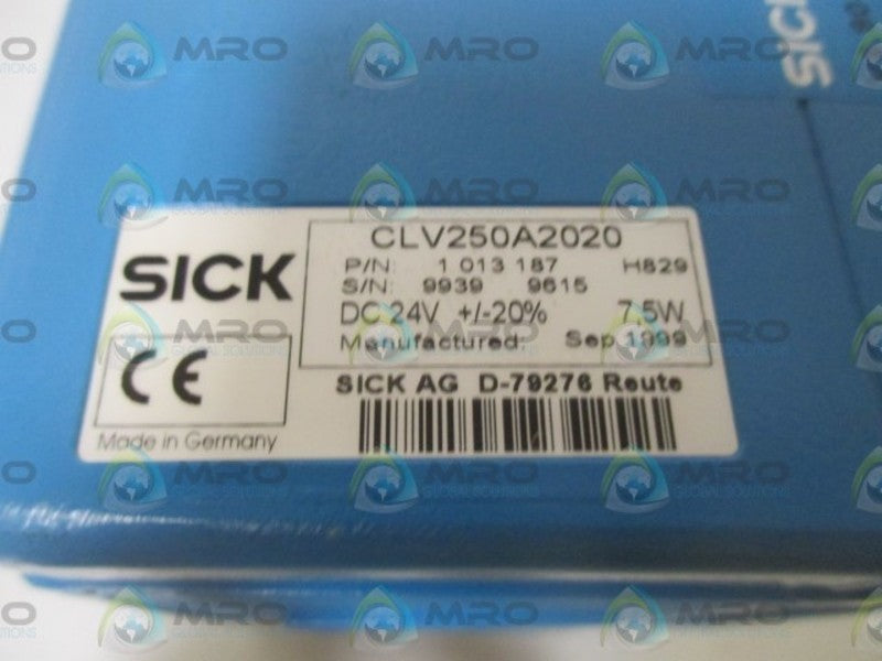SICK CLV250A2020 BAR-CODE SCANNER  NSNP