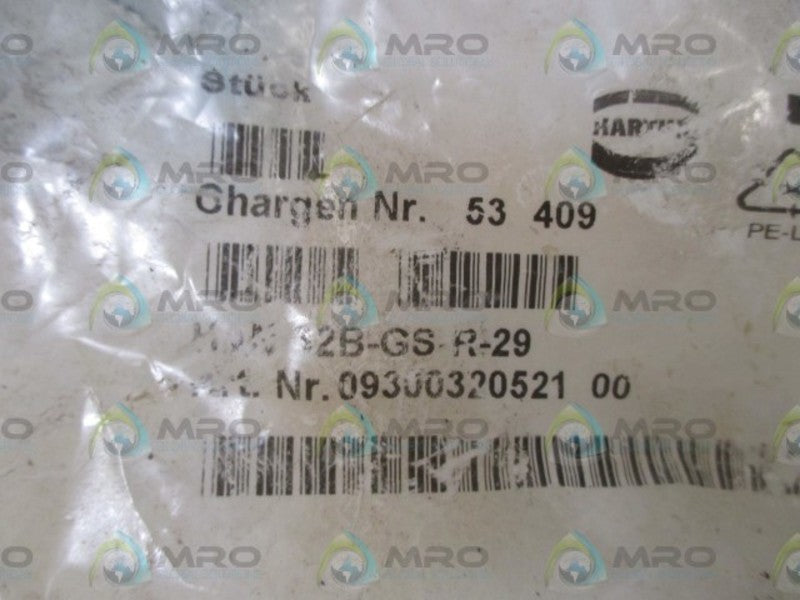 HARTING HAN 32B-GS-R-29 CONNECTOR HOOD  NSMP