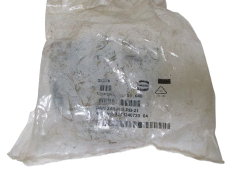 HARTING HAN 24B-KG-RB-21 CONNECTOR HOOD  NSNP IN  A FACTORY BAG