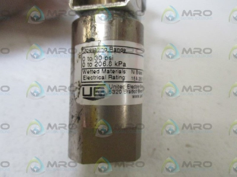 UNITED ELECTRIC J40-224 PRESSURE SWITCH  UNMP