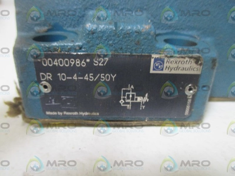 REXROTH DR 10-4-45/50Y DIRECTIONAL VALVE  NSNP