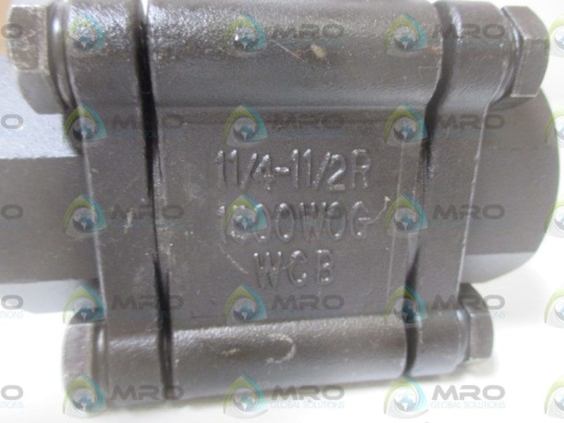 CRANE 1 1/4"- 1 1/2R 1500 WOG BALL VALVE  NSNP