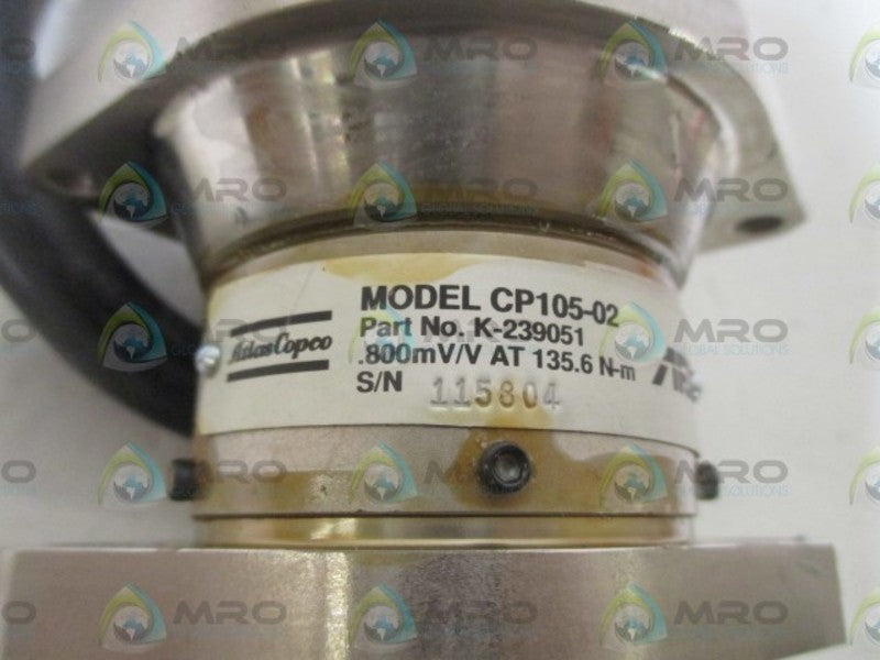 ALTAS COPCO K-239051 MODEL CP105-02 NUT RUNNER  NSNP