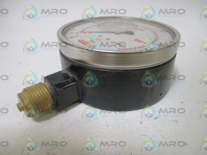 HYDRAC 213.40.100 GAUGE 0-250PSI  NSMP