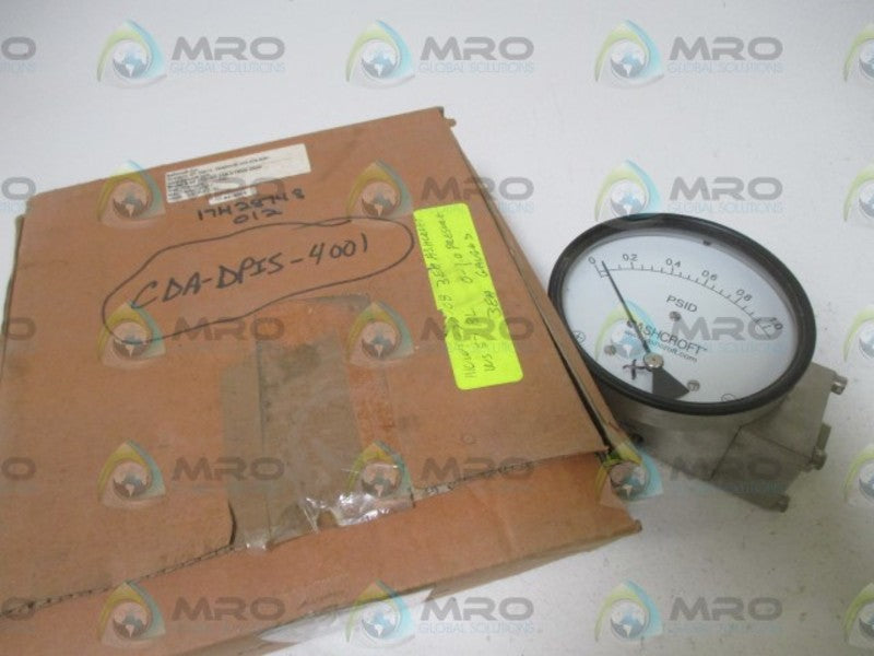 ASHCROFT 45-1132SD-25B-XTMV16-25IW PRESSURE GAUGE  UNMP