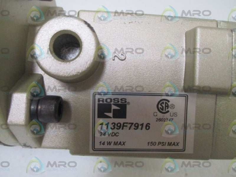 ROSS 2773B4861 W/1139F7916 SOLENOID VALVE 24VDC   NSNP