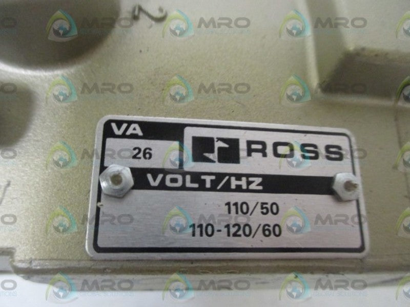 ROSS D2771A4976  SOLENOID VALVE 110-120/60  NSNP