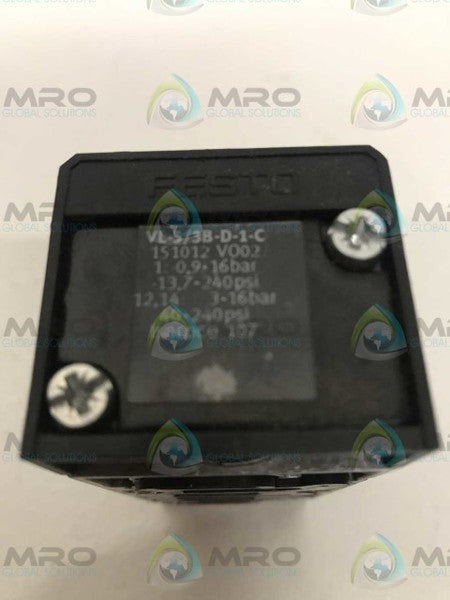 FESTO VL-5/3B-D-1-C PNEUMATIC VALVE NSNP