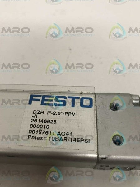 FESTO DZH-1"-2.5"-PPV-A PNEUMATIC CYLINDER  NSNP