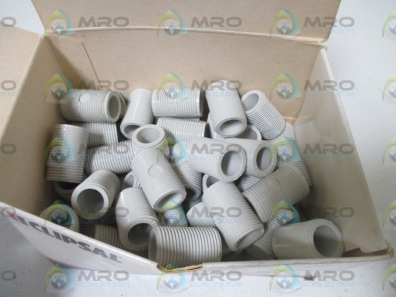 LOT OF 50 CLIPSAL 243/20 SCRERWED NIPPLES NSMP
