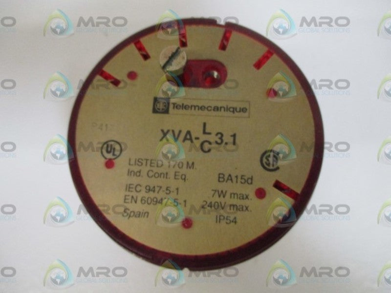 TELEMECANIQUE XVA-LC3.1R RED STACK LIGHT  UNMP