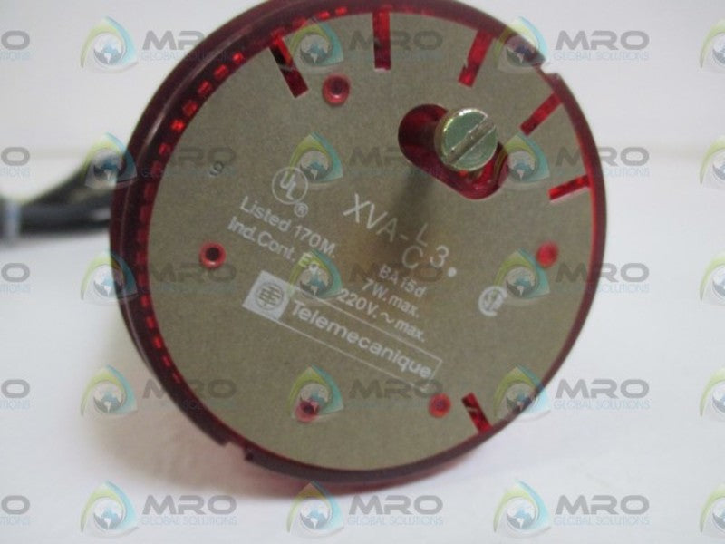 TELEMECANIQUE XVA-LC3R RED STACK LIGHT (AS PICTURED)  UNMP