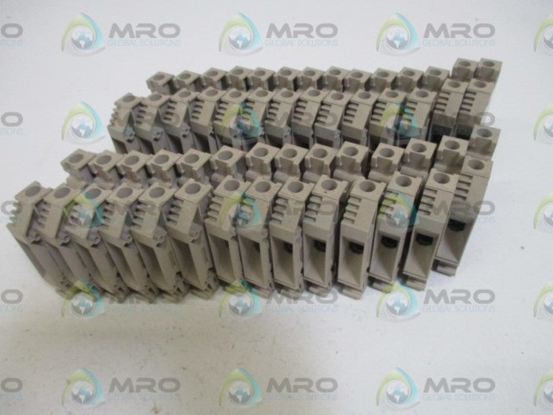 LOT OF 28 WEIDMULLER WDU16 TERMINAL BLOCKS NSNP