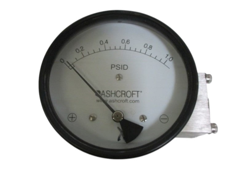 ASHCROFT 45-1132SD-25B-XC4NHTMV6-1# PRESSURE GAUGE 0-1 PSID  UNMP